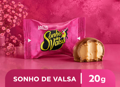 Wafer Recheado Sonho de Valsa Sabor Chocolate 20g